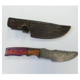 Damascus Steel Fixed Blade Knife