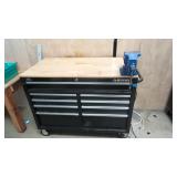 Husky Rolling Toolbox w/ Contents & Vice