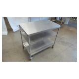 Stainless Steel Shop Cart