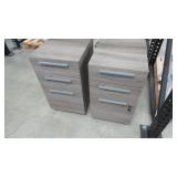 Pair of Locking Cabinets