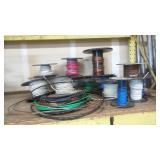 Assorted Electrical Wire on Spools