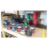 Assorted Electrical Wire on Spools