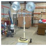 Portable Dual Head Jobsite Work Light