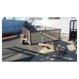 6x10 Utility Trailer with Expanded Metal Cage