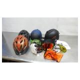 Various Helmets & Goggles