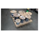 Assorted Wire Spools & Electrical Cable Lot