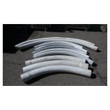 Lot of 4" PVC Conduit Sweeps (SCH 40)