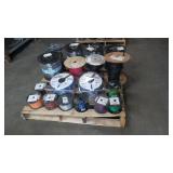 Electrical Wire Spools & Cable Lot
