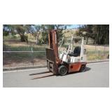 Nissan 40 Cushion Tire Propane 4,000 lb Forklift