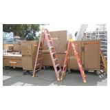 2 Werner Fiberglass Ladders 6
