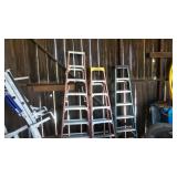 Werner Fiberglass Step Ladders (Qty 3)