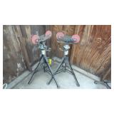 Pair of 2,500 lb Roller Head Jack Stands