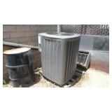 Lennox Elite outdoor A/C condenser unit.