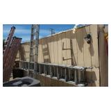 Aluminum Extension Ladders (Lot of 4)