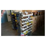 Industrial Parts Bin Rack w/ Mixed Fittings