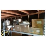 HVAC Components and Installation Parts Shelf