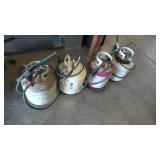 Lot of 4 Propane Torch Tank Assemblies