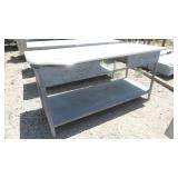 Stainless Steel Work Table with Lower Shelf