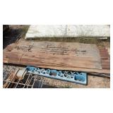 Lot of Rusted Corrugated Metal Panels