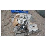 Assorted PVC Fittings and Sump Pump
