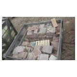 Mixed Ceramic Tile Lot in Wooden Crate