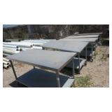 Stainless Steel Equipment Tables (Qty. 3)
