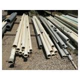 Assorted PVC Pipe Bundles and Sections