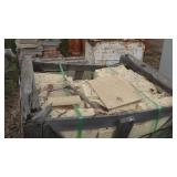 Large Lot of Beige Ceramic/Stone Tiles in Timber C