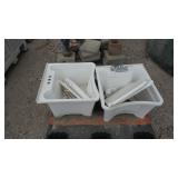 Pair of Utility Laundry Tubs with Faucet