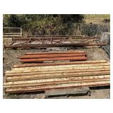 Assorted Steel Rack Components