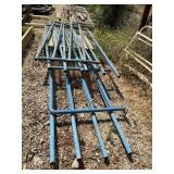 Blue Steel Pipe Frames