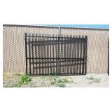 20' Bi-Parting Wrought Iron Gate
