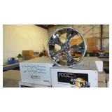 Lot of 4 Foose Legend 20' Chrome Wheels