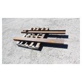 Pair of 72' Forklift Fork Tines