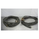 50' 1/0 GA Welding Leads w/ Stinger & Ground Clamp