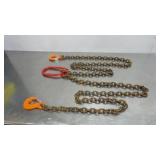 Two-Leg Chain Sling with Hooks