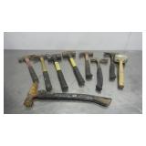 10-Piece Assorted Hammer and Mallet Lot