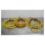 Lot of 3 Heavy-Duty Extension Cords