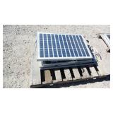 Lot of 5 Framed Solar Panels