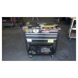 Rolling Tool Cart with Assorted Tools