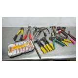 Assorted Hand Tools, Crimpers & Screwdriver Set