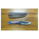Custom-Style Fixed Blade Knife With Sheath