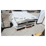 White Veined Countertop Slab Remnants