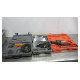 3 Corded Power Tools with Cases