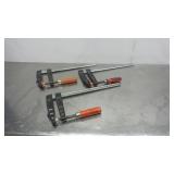 3 Bessey 16-Inch Bar Clamps