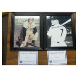 Signed Willie Mays & Mickey Mantle Photos