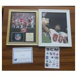 Signed Joe Montana & Jerry Rice Photos