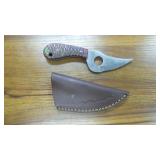 Custom Ring Handle Fixed Blade Knife