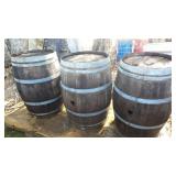 3-Oak Wine Barrels