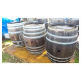 3- Oak Wine Barrels